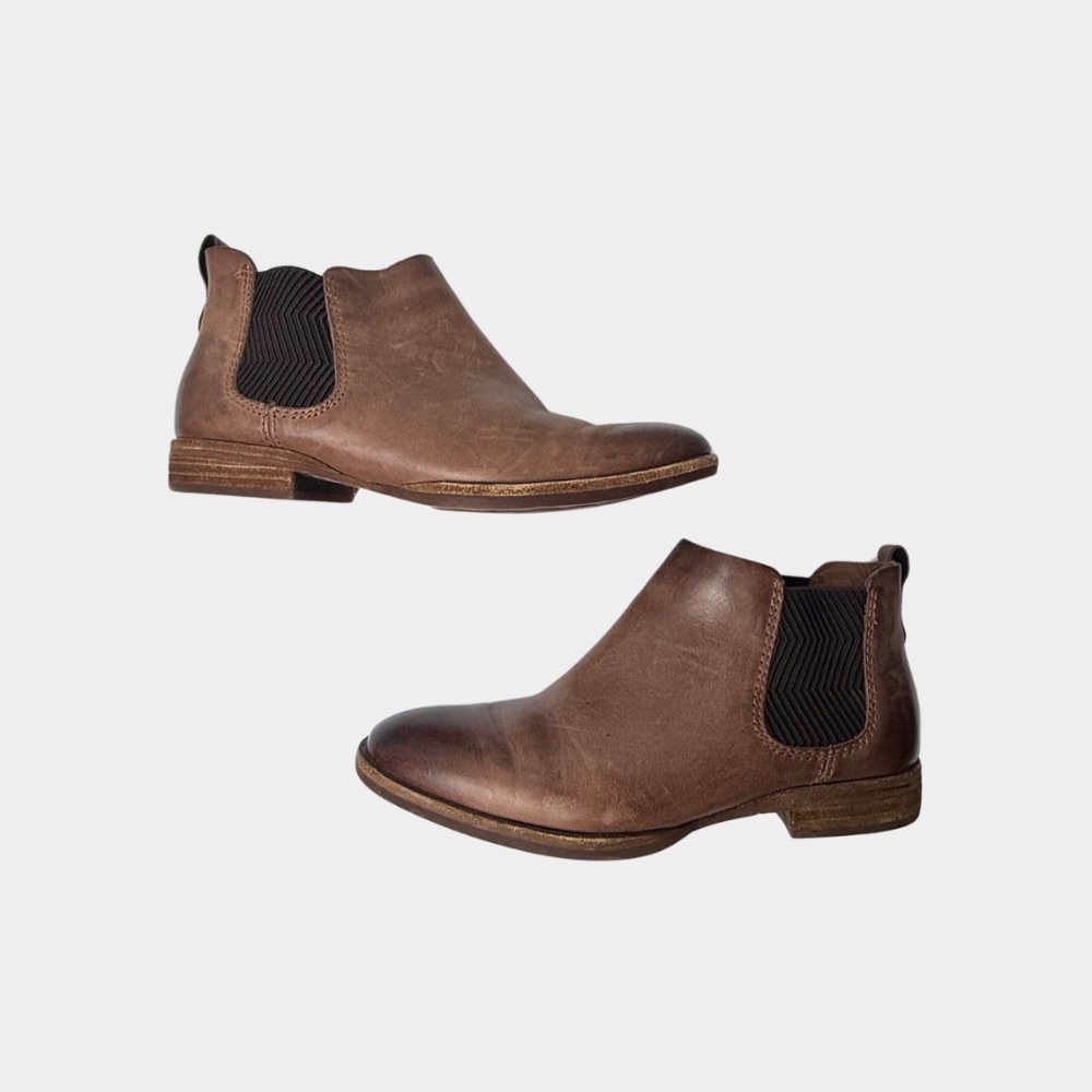 Kork Ease‎ Kit Chelsea Ankle Boot Brown Leather Size 6M
